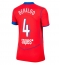 Paris Saint-Germain Lucas Beraldo #4 Tredjedrakt Dame 2025-26 Kortermet Paris Saint-Germain Lucas Beraldo #4 Tredjedrakt Dame 2025-26 Kortermet