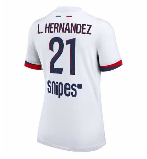 Paris Saint-Germain Lucas Hernandez #21 Bortedrakt Dame 2025-26 Kortermet Paris Saint-Germain Lucas Hernandez #21 Bortedrakt Dame 2025-26 Kortermet