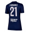 Paris Saint-Germain Lucas Hernandez #21 Hjemmedrakt Dame 2025-26 Kortermet Paris Saint-Germain Lucas Hernandez #21 Hjemmedrakt Dame 2025-26 Kortermet