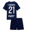 Paris Saint-Germain Lucas Hernandez #21 Hjemmedraktsett Barn 2025-26 Kortermet (+ Korte bukser)