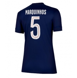 Paris Saint-Germain Marquinhos #5 Hjemmedrakt Dame 2025-26 Kortermet