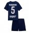 Paris Saint-Germain Marquinhos #5 Hjemmedraktsett Barn 2025-26 Kortermet (+ Korte bukser)