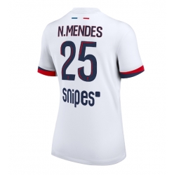 Paris Saint-Germain Nuno Mendes #25 Bortedrakt Dame 2025-26 Kortermet