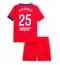 Paris Saint-Germain Nuno Mendes #25 Tredjedraktsett Barn 2025-26 Kortermet (+ Korte bukser)