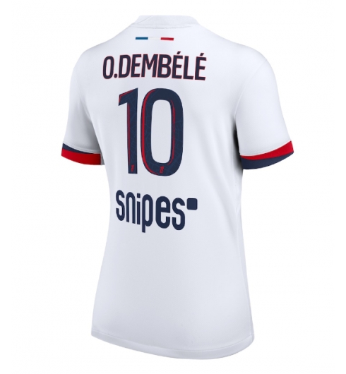 Paris Saint-Germain Ousmane Dembele #10 Bortedrakt Dame 2025-26 Kortermet Paris Saint-Germain Ousmane Dembele #10 Bortedrakt Dame 2025-26 Kortermet