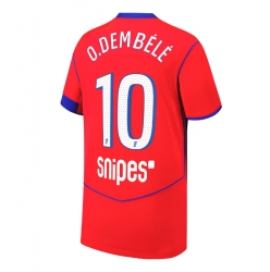 Paris Saint-Germain Ousmane Dembele #10 Tredjedrakt 2025-26 Kortermet