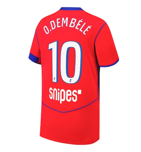 Paris Saint-Germain Ousmane Dembele #10 Tredjedrakt 2025-26 Kortermet Paris Saint-Germain Ousmane Dembele #10 Tredjedrakt 2025-26 Kortermet