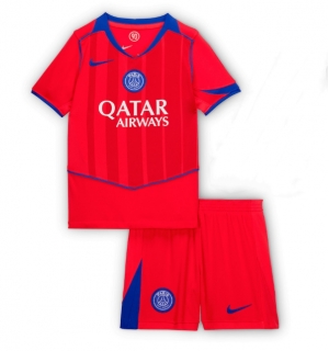 Paris Saint-Germain Tredjedraktsett Barn 2025-26 Kortermet (+ Korte bukser)