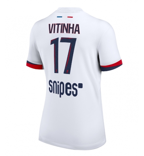 Paris Saint-Germain Vitinha #17 Bortedrakt Dame 2025-26 Kortermet Paris Saint-Germain Vitinha #17 Bortedrakt Dame 2025-26 Kortermet
