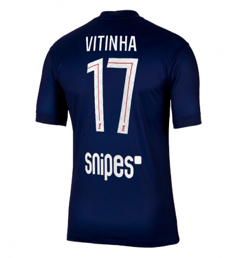Paris Saint-Germain Vitinha #17 Hjemmedrakt 2025-26 Kortermet Paris Saint-Germain Vitinha #17 Hjemmedrakt 2025-26 Kortermet