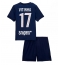 Paris Saint-Germain Vitinha #17 Hjemmedraktsett Barn 2025-26 Kortermet (+ Korte bukser)