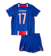 Paris Saint-Germain Vitinha #17 Hjemmedraktsett Barn 2026-27 Kortermet (+ Korte bukser)