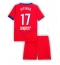 Paris Saint-Germain Vitinha #17 Tredjedraktsett Barn 2025-26 Kortermet (+ Korte bukser)