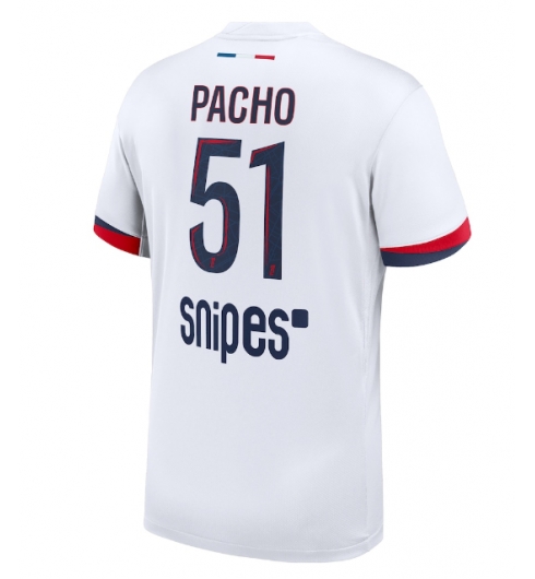 Paris Saint-Germain Willian Pacho #51 Bortedrakt 2025-26 Kortermet Paris Saint-Germain Willian Pacho #51 Bortedrakt 2025-26 Kortermet