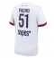 Paris Saint-Germain Willian Pacho #51 Bortedrakt 2025-26 Kortermet Paris Saint-Germain Willian Pacho #51 Bortedrakt 2025-26 Kortermet