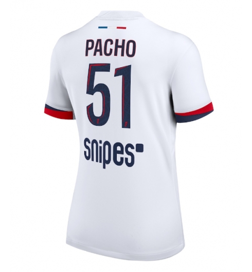 Paris Saint-Germain Willian Pacho #51 Bortedrakt Dame 2025-26 Kortermet Paris Saint-Germain Willian Pacho #51 Bortedrakt Dame 2025-26 Kortermet