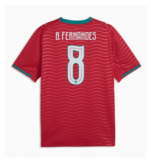 Portugal Bruno Fernandes #8 Hjemmedrakt VM 2026 Kortermet Portugal Bruno Fernandes #8 Hjemmedrakt VM 2026 Kortermet