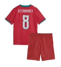 Portugal Bruno Fernandes #8 Hjemmedraktsett Barn VM 2026 Kortermet (+ Korte bukser)