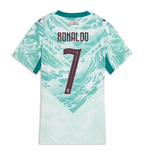 Portugal Cristiano Ronaldo #7 Bortedrakt Dame VM 2026 Kortermet Portugal Cristiano Ronaldo #7 Bortedrakt Dame VM 2026 Kortermet