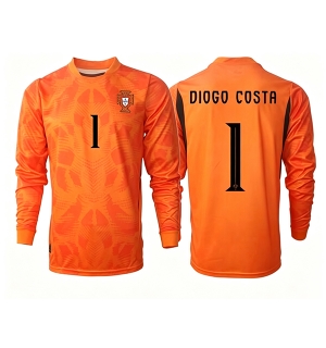 Portugal Diogo Costa #1 Keeper Bortedrakt VM 2026 Langermet