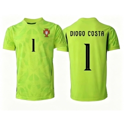 Portugal Diogo Costa #1 Keeper Hjemmedrakt VM 2026 Kortermet