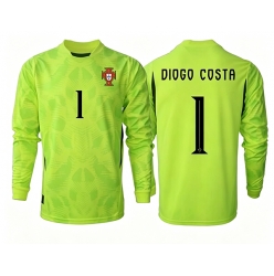 Portugal Diogo Costa #1 Keeper Hjemmedrakt VM 2026 Langermet
