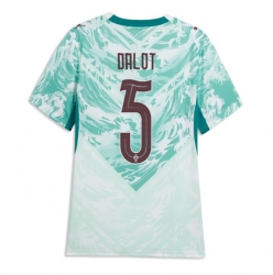 Portugal Diogo Dalot #5 Bortedrakt Dame VM 2026 Kortermet