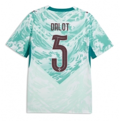 Portugal Diogo Dalot #5 Bortedrakt VM 2026 Kortermet