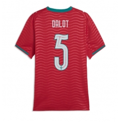 Portugal Diogo Dalot #5 Hjemmedrakt Dame VM 2026 Kortermet