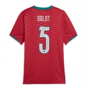 Portugal Diogo Dalot #5 Hjemmedrakt Dame VM 2026 Kortermet