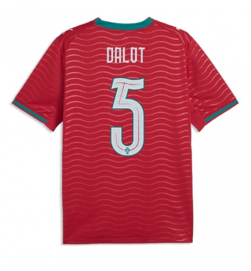 Portugal Diogo Dalot #5 Hjemmedrakt VM 2026 Kortermet Portugal Diogo Dalot #5 Hjemmedrakt VM 2026 Kortermet