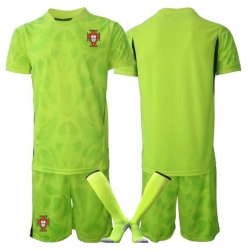 Portugal Keeper Hjemmedraktsett Barn VM 2026 Kortermet (+ Korte bukser)