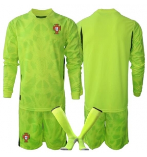 Portugal Keeper Hjemmedraktsett Barn VM 2026 Langermet (+ Korte bukser)