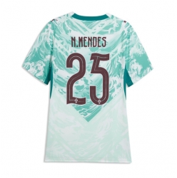 Portugal Nuno Mendes #25 Bortedrakt Dame VM 2026 Kortermet