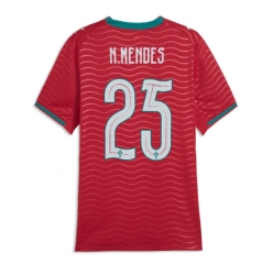 Portugal Nuno Mendes #25 Hjemmedrakt Dame VM 2026 Kortermet