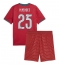 Portugal Nuno Mendes #25 Hjemmedraktsett Barn VM 2026 Kortermet (+ Korte bukser)
