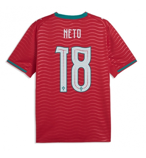 Portugal Pedro Neto #18 Hjemmedrakt VM 2026 Kortermet Portugal Pedro Neto #18 Hjemmedrakt VM 2026 Kortermet
