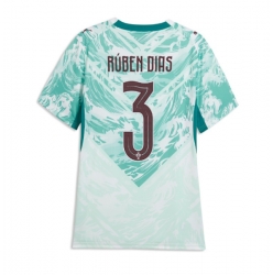 Portugal Ruben Dias #3 Bortedrakt Dame VM 2026 Kortermet