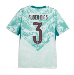 Portugal Ruben Dias #3 Bortedrakt VM 2026 Kortermet