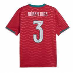Portugal Ruben Dias #3 Hjemmedrakt VM 2026 Kortermet