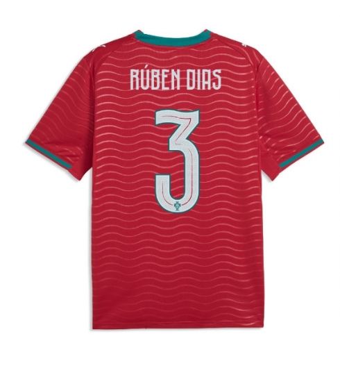 Portugal Ruben Dias #3 Hjemmedrakt VM 2026 Kortermet Portugal Ruben Dias #3 Hjemmedrakt VM 2026 Kortermet