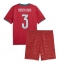 Portugal Ruben Dias #3 Hjemmedraktsett Barn VM 2026 Kortermet (+ Korte bukser)