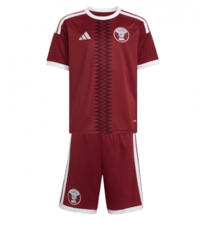 Qatar Hjemmedraktsett Barn VM 2026 Kortermet (+ Korte bukser)