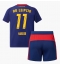 RB Leipzig Conrad Harder #11 Bortedraktsett Barn 2025-26 Kortermet (+ Korte bukser)