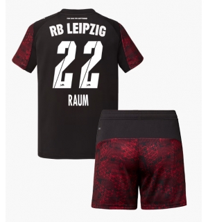 RB Leipzig David Raum #22 Tredjedraktsett Barn 2025-26 Kortermet (+ Korte bukser)