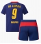 RB Leipzig Johan Bakayoko #9 Bortedraktsett Barn 2025-26 Kortermet (+ Korte bukser)