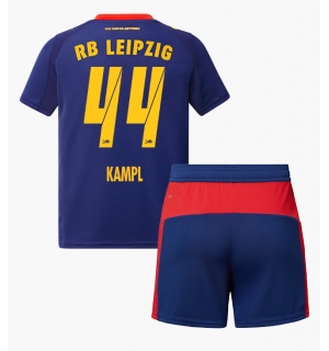 RB Leipzig Kevin Kampl #44 Bortedraktsett Barn 2025-26 Kortermet (+ Korte bukser)