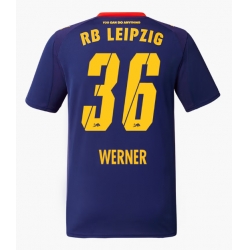 RB Leipzig Timo Werner #36 Bortedrakt 2025-26 Kortermet