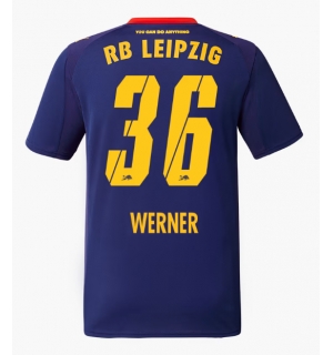 RB Leipzig Timo Werner #36 Bortedrakt 2025-26 Kortermet