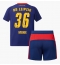 RB Leipzig Timo Werner #36 Bortedraktsett Barn 2025-26 Kortermet (+ Korte bukser)